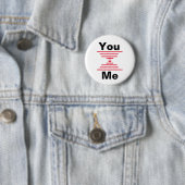 Badge Rond 5 Cm Gardez votre espace (En situation)
