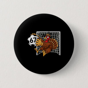 Badge Rond 5 Cm Gardien de but Turquie Football 67 Six Sept Garçon