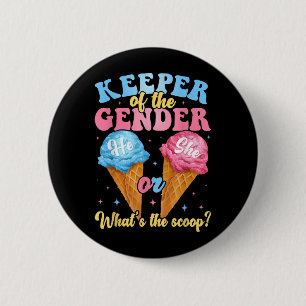 Badge Rond 5 Cm Gardien De La Crème De Glace Genre Ce Que Le Gen S