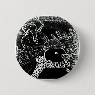 Badge Rond 5 Cm gardien des neiges yaie