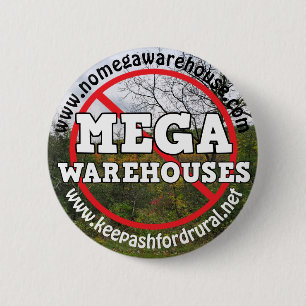 Badge Rond 5 Cm Gardons Ashford Rural Disons Non aux Méga Entrepôt
