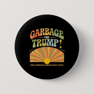 Badge Rond 5 Cm Garge Pour Trump Faire de nouveau Grande la Garge