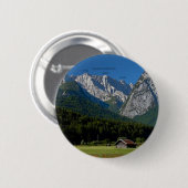 Badge Rond 5 Cm Garmisch - le Zugspitze et l'Alpspitze (Devant & derrière)