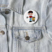 Badge Rond 5 Cm Gary Pin (En situation)