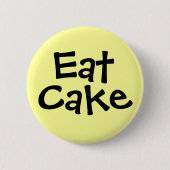 Badge Rond 5 Cm Gâteau (Devant)