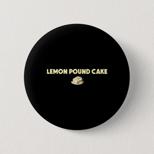 Badge Rond 5 Cm Gâteau au citron drôle (Devant)