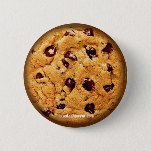 Badge Rond 5 Cm Gâteau aux pépites de chocolat (Devant)