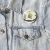 Badge Rond 5 Cm Gâteau blanc (En situation)