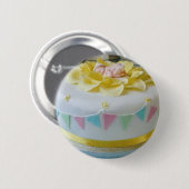 Badge Rond 5 Cm _gâteau d'anniversaire 2 (Devant & derrière)