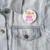 Badge Rond 5 Cm Gâteau d'anniversaire de 53 ans (En situation)