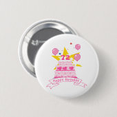 Badge Rond 5 Cm Gâteau d'anniversaire de 72 ans (Devant & derrière)