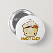 Badge Rond 5 Cm Gâteau de biscuit (Devant & derrière)