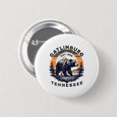 Badge Rond 5 Cm Gatlinburg (Devant & derrière)