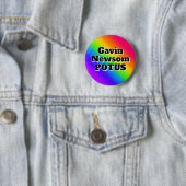 Badge Rond 5 Cm Gavin Newsom POTUS (En situation)