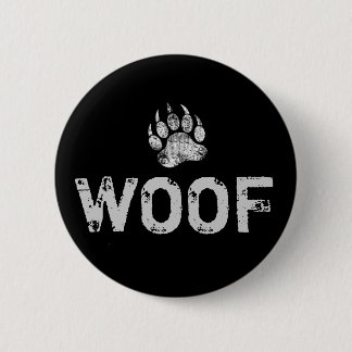 Badge Rond 5 Cm Gay Bear Pride en détresse Ours Paw WOOF