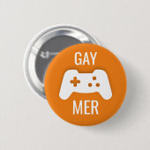 Badge Rond 5 Cm Gay Mer (Devant & derrière)