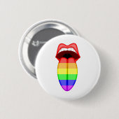 Badge Rond 5 Cm Gay pride (Devant & derrière)