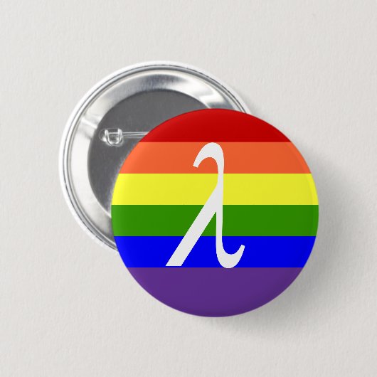 Badge Rond 5 Cm Gay pride (Devant & derrière)