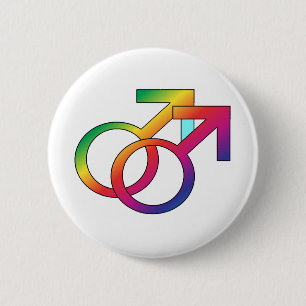 Badge Rond 5 Cm Gay pride