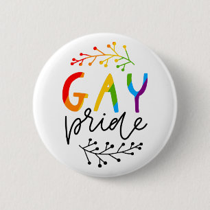 Badge Rond 5 Cm Gay pride