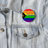 Badge Rond 5 Cm Gay pride LGBTQ+ Progrès (En situation)