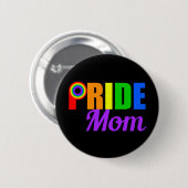 Badge Rond 5 Cm Gay Pride Mom (Devant & derrière)