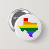 Badge Rond 5 Cm Gay | Texas Rainbow (Devant & derrière)