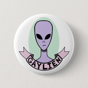 Badge Rond 5 Cm Gaylien [PIN]
