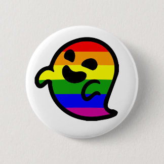 Badge Rond 5 Cm Gaysper - Emotion de fantôme Gay pride - T-Shirt L