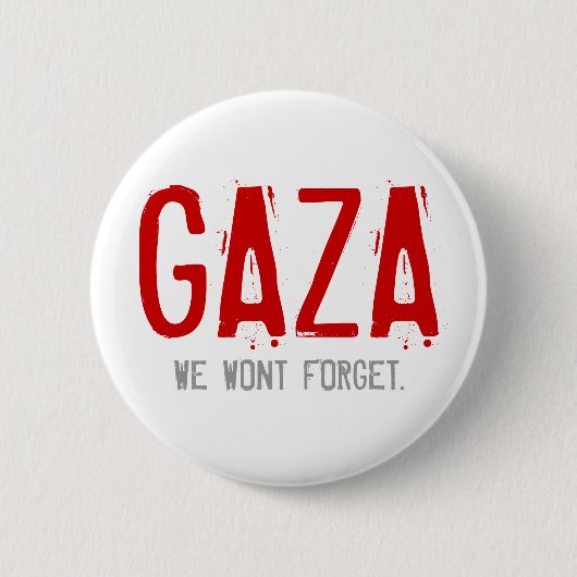 BADGE ROND 5 CM GAZA, GUERRE DE 2008-2009 (Devant)