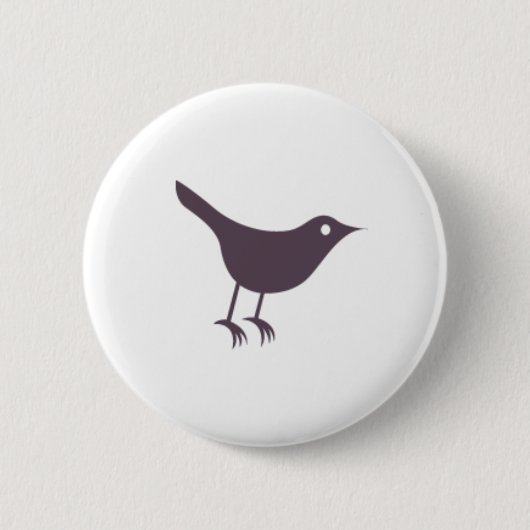 Badge Rond 5 Cm Gazouillement (Devant)