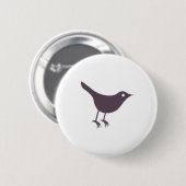 Badge Rond 5 Cm Gazouillement (Devant & derrière)