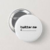 Badge Rond 5 Cm gazouillez-moi @ (Devant & derrière)
