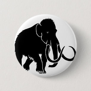Badge Rond 5 Cm géant mammoth temps de glace age ice steinzeit