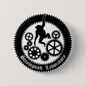 Badge Rond 5 Cm gear monkey 2 (Devant)