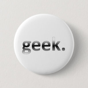 Badge Rond 5 Cm Geek