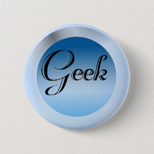 Badge Rond 5 Cm Geek