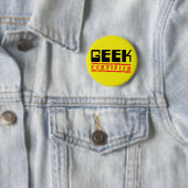 Badge Rond 5 Cm Geek certifié (En situation)