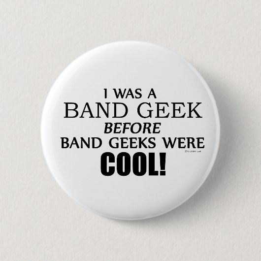 Badge Rond 5 Cm Geek de bande (Devant)