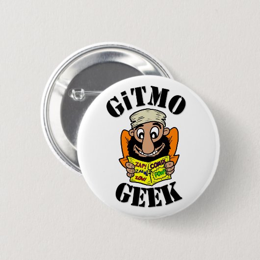 Badge Rond 5 Cm GEEK de GiTMO (Devant & derrière)