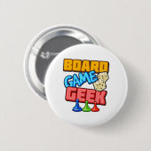 Badge Rond 5 Cm Geek de jeu de carte (Devant & derrière)