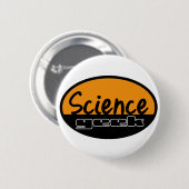 Badge Rond 5 Cm Geek de la Science (Devant & derrière)