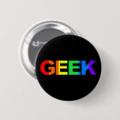 Badge Rond 5 Cm Geeky et As (Devant & derrière)