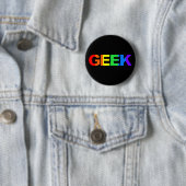 Badge Rond 5 Cm Geeky et As (En situation)