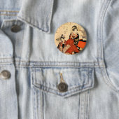 Badge Rond 5 Cm Geisha (En situation)