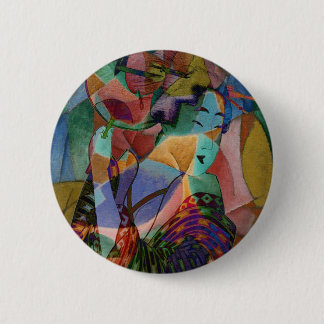 BADGE ROND 5 CM GEISHA