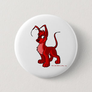Badge Rond 5 Cm Gelert rouge fier