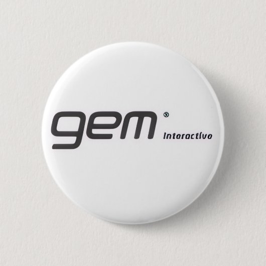Badge Rond 5 Cm gem Interactive button,gem interactive (Devant)