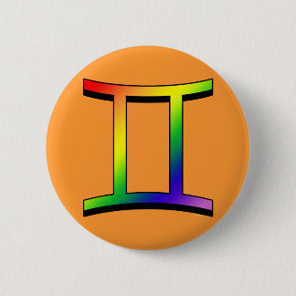 Badge Rond 5 Cm Gémeaux de GLBT
