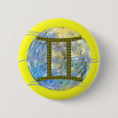 Badge Rond 5 Cm Gemini (Devant)